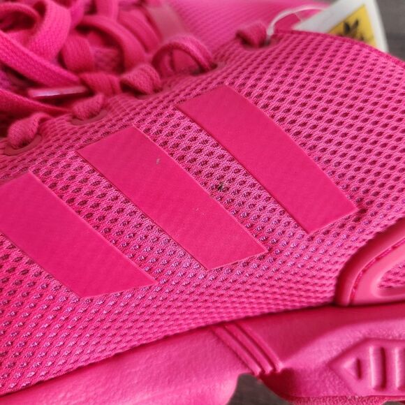 NWT Sample Adidas ZX Flux Athletic Running Shoes Sneakers Shock Pink Mens Size 9 - Picture 11 of 12